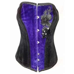 Corset velours N et V T : 36