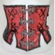 ST skai imitation serpent rouge