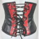 ST skai imitation serpent rouge