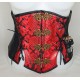 ST skai imitation serpent rouge