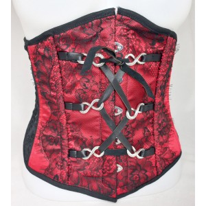 ST dentelle/satin attache dragon