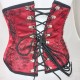 ST dentelle/satin attache dragon