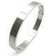 Bracelet lisse acier steel