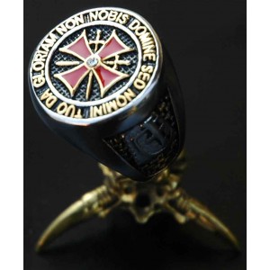 Bague templière ronde R